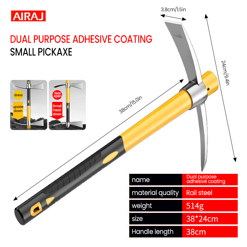 Multifunctional Garden Axe High Hardness Steel Casting Mountaineering Pick For Outdoor Gardening  S