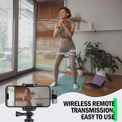 Wireless Lavalier Microphone For IPhone And Android  Single And Dual Kits 5