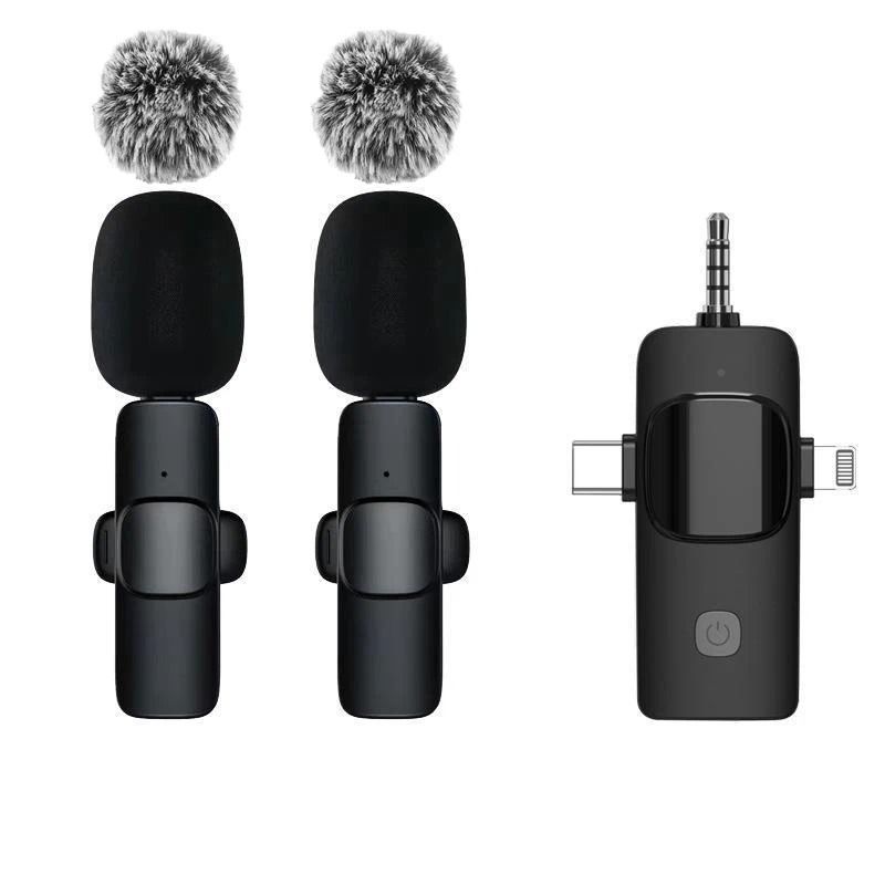 Wireless Lavalier Microphone For IPhone And Android  Single And Dual Kits 9