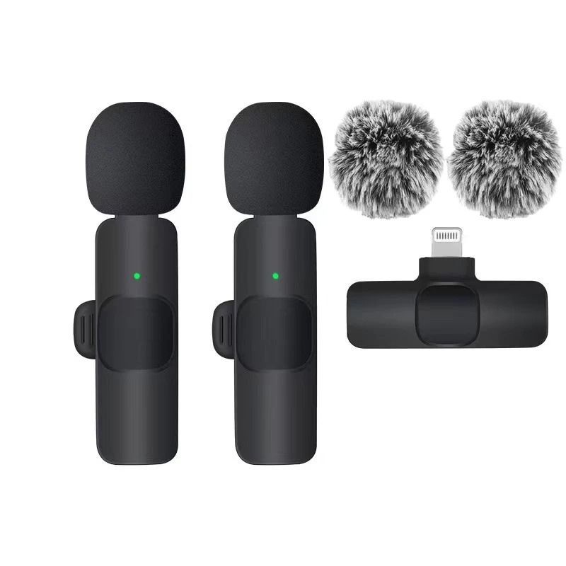 Wireless Lavalier Microphone For IPhone And Android  Single And Dual Kits 8