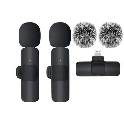 Wireless Lavalier Microphone For IPhone And Android  Single And Dual Kits 8