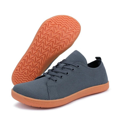 Wide Toe Barefoot Sneakers for Men and Women Zero Drop Minimalist Mesh Walking Shoes for Natural Comfort