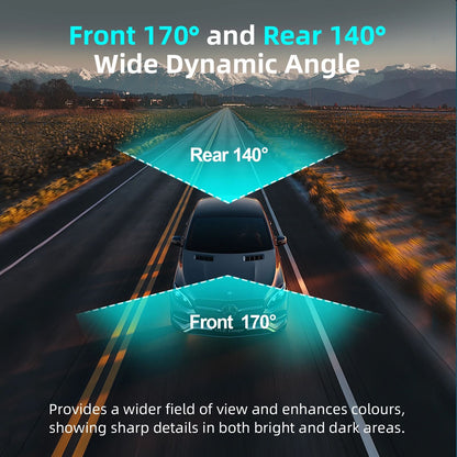 UHD 4K WiFi Dash Cam With Night Vision And Parking Monitor 4