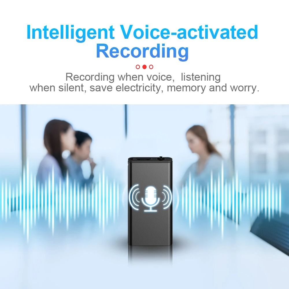 Mini Digital Voice Recorder With MP3 Player And Noise Reduction 2