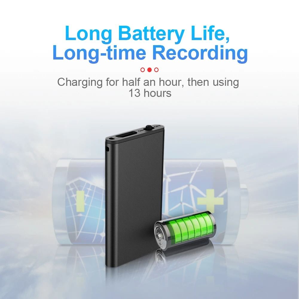 Mini Digital Voice Recorder With MP3 Player And Noise Reduction 3