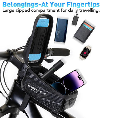 Waterproof Bicycle Frame Bag With Phone Holder 3