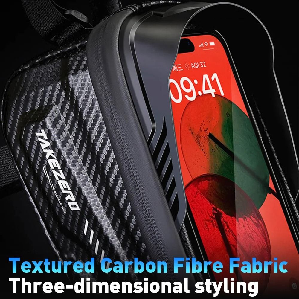 Waterproof Bicycle Frame Bag With Phone Holder 5