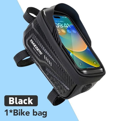 Waterproof Bicycle Frame Bag With Phone Holder 6