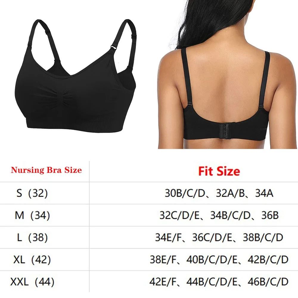 Wirefree Nursing Bra For Breastfeeding Mothers  1 Or 3 Piece Set 1