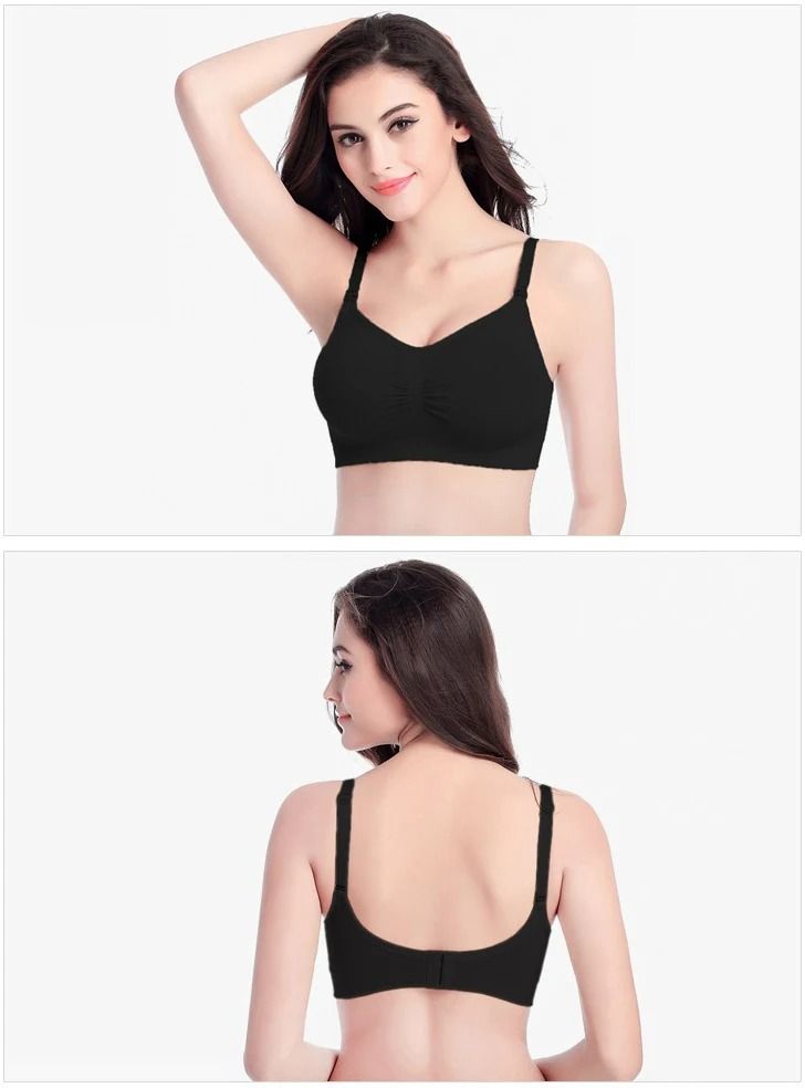 Wirefree Nursing Bra For Breastfeeding Mothers  1 Or 3 Piece Set 4