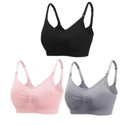 Wirefree Nursing Bra For Breastfeeding Mothers  1 Or 3 Piece Set 9