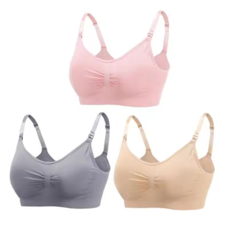 Wirefree Nursing Bra For Breastfeeding Mothers  1 Or 3 Piece Set 13