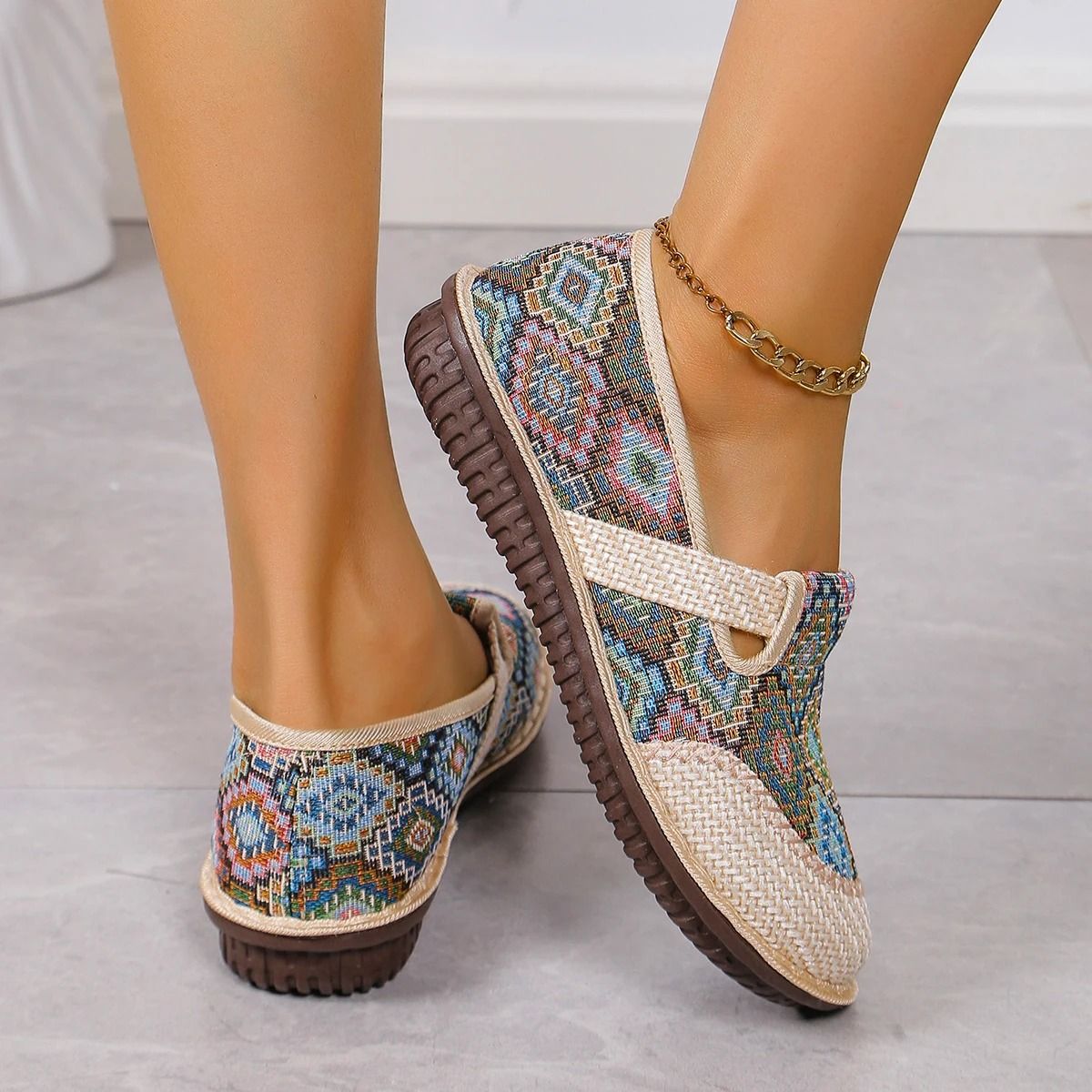 Womens Lightweight Summer Slip On Mules 8