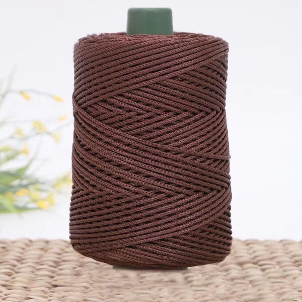 3mm Handmade Ice Rope Thread, Crochet Yarn for DIY Hook Cushion, Knitted Bag, Summer Hat Woven Shoes, Durable Hand Yarn
