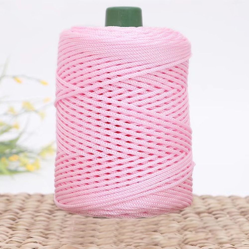 3mm Handmade Ice Rope Thread, Crochet Yarn for DIY Hook Cushion, Knitted Bag, Summer Hat Woven Shoes, Durable Hand Yarn