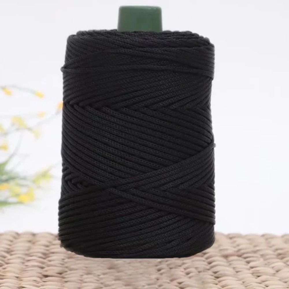 3mm Handmade Ice Rope Thread, Crochet Yarn for DIY Hook Cushion, Knitted Bag, Summer Hat Woven Shoes, Durable Hand Yarn