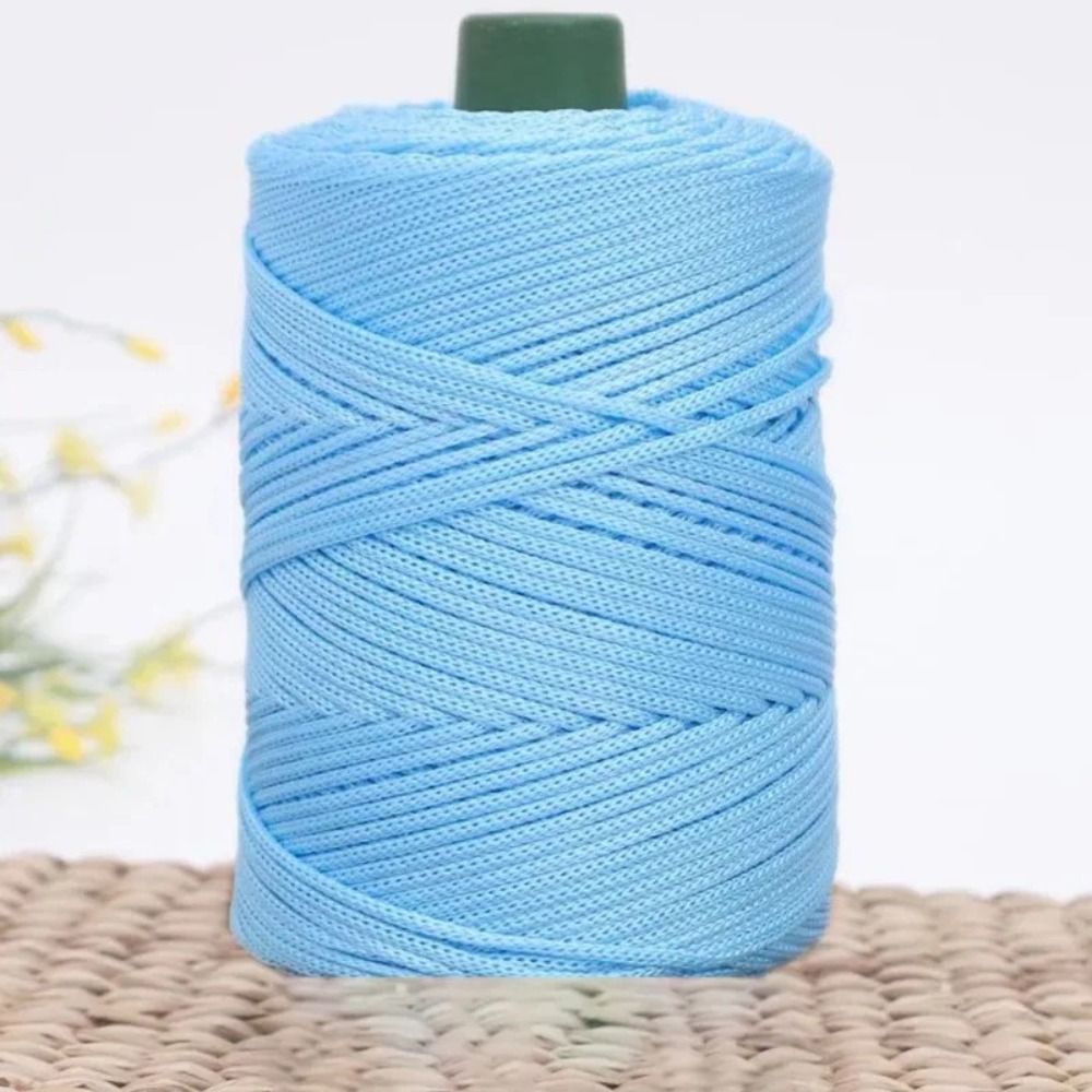 3mm Handmade Ice Rope Thread, Crochet Yarn for DIY Hook Cushion, Knitted Bag, Summer Hat Woven Shoes, Durable Hand Yarn