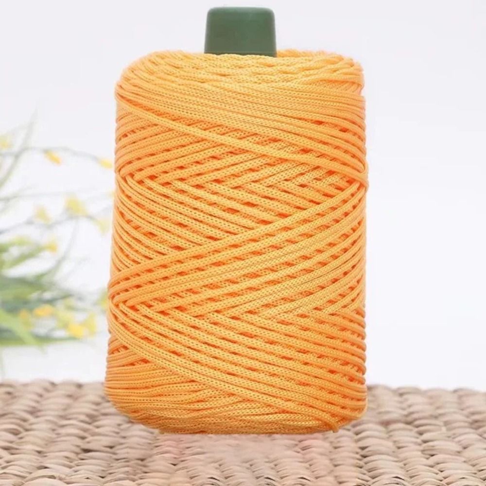 3mm Handmade Ice Rope Thread, Crochet Yarn for DIY Hook Cushion, Knitted Bag, Summer Hat Woven Shoes, Durable Hand Yarn