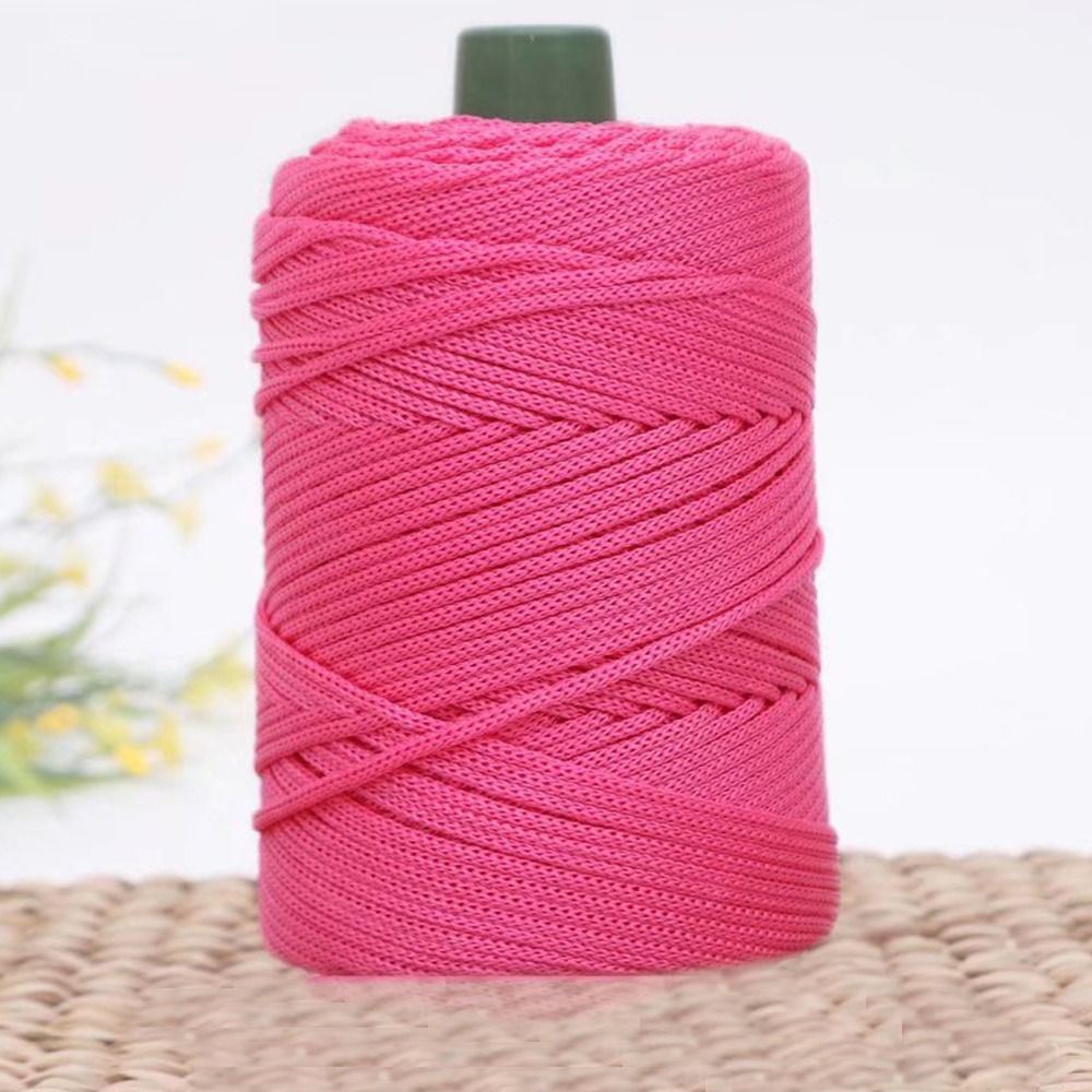 3mm Handmade Ice Rope Thread, Crochet Yarn for DIY Hook Cushion, Knitted Bag, Summer Hat Woven Shoes, Durable Hand Yarn