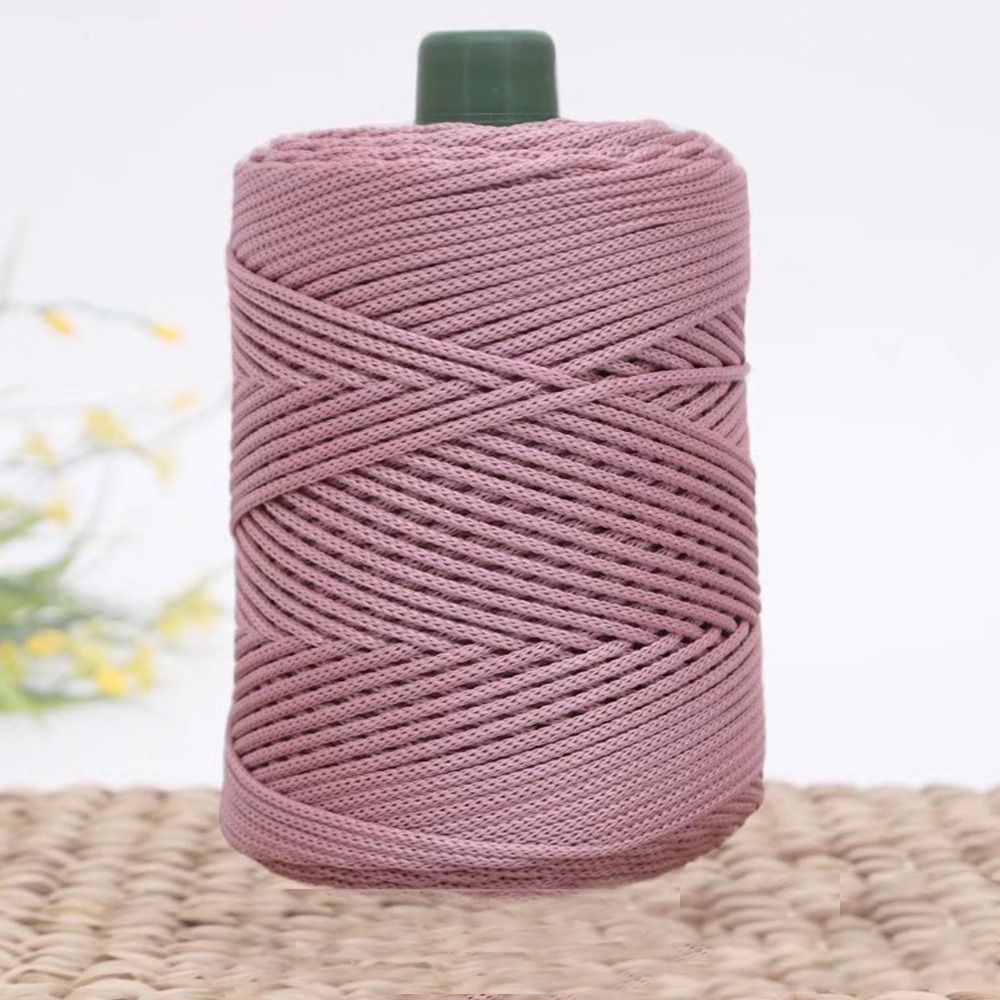 3mm Handmade Ice Rope Thread, Crochet Yarn for DIY Hook Cushion, Knitted Bag, Summer Hat Woven Shoes, Durable Hand Yarn