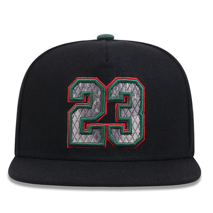Unisex Flat Edge Baseball Hat, Street HipHop Style, Outdoor Cycling Sunshade Skateboard Cap for Men and Women