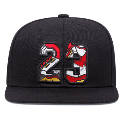 Unisex Flat Edge Baseball Hat, Street HipHop Style, Outdoor Cycling Sunshade Skateboard Cap for Men and Women