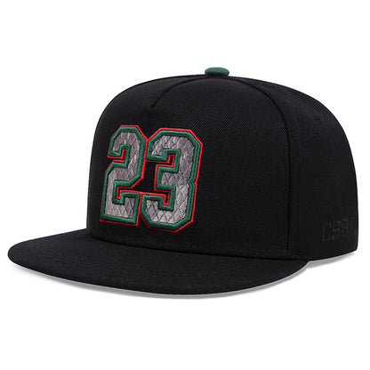 Unisex Flat Edge Baseball Hat, Street HipHop Style, Outdoor Cycling Sunshade Skateboard Cap for Men and Women