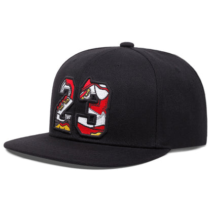 Unisex Flat Edge Baseball Hat, Street HipHop Style, Outdoor Cycling Sunshade Skateboard Cap for Men and Women