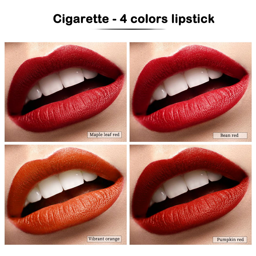 Waterproof 4Lasting Stick Lip Set Matte Lipstick With Transparent Finish Creative Cigarette Box Des 5