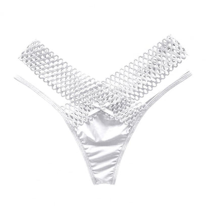 Women Panties Low Waist Hollowed Out See Through Cross Belt French Style Ladies Sling Thong Sexy Li 6