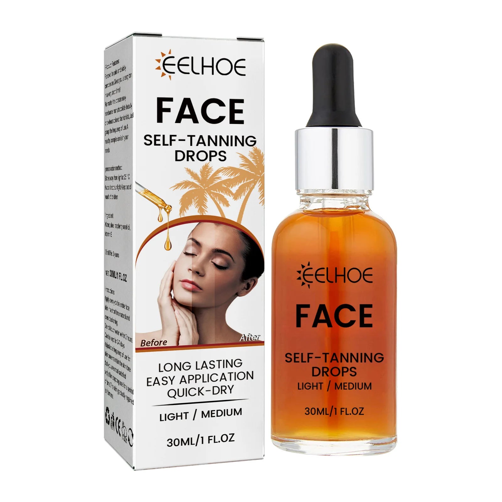 Premium Self Tanning Drops Sunless Skin Tanning Oil For Face  Body Natural Indoor Tan Lotion For A  1