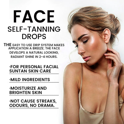 Premium Self Tanning Drops Sunless Skin Tanning Oil For Face  Body Natural Indoor Tan Lotion For A  5