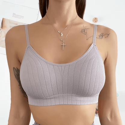 Seamless Padded Wireless Bralette for Women Breathable Comfort Sleep and Lounge Bra