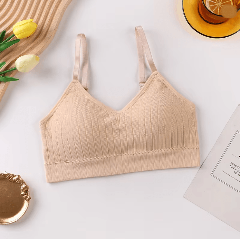 Seamless Padded Wireless Bralette For Women Breathable Comfort Sleep And Lounge Bra 3