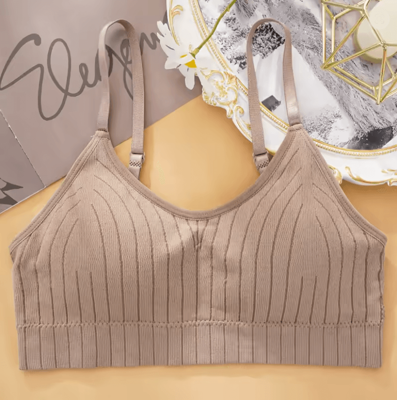 Seamless Padded Wireless Bralette For Women Breathable Comfort Sleep And Lounge Bra 4