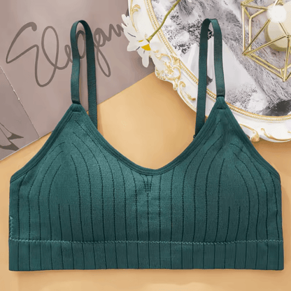 Seamless Padded Wireless Bralette For Women Breathable Comfort Sleep And Lounge Bra 8