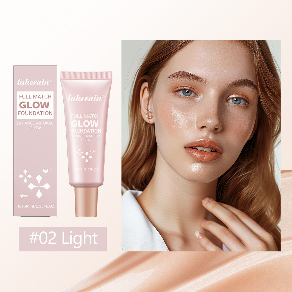 Illuminator Highlight Glow Foundation, Natural Glow Enhancer Glotion, Lightweight Base, Glowing Moisturizing