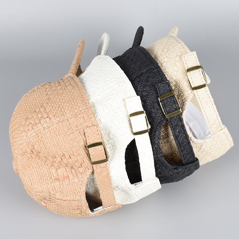 New Fashion Straw Sun Hat For Men Women Summer Baseball Cap Black White Snapback Dad Trucker Caps 2