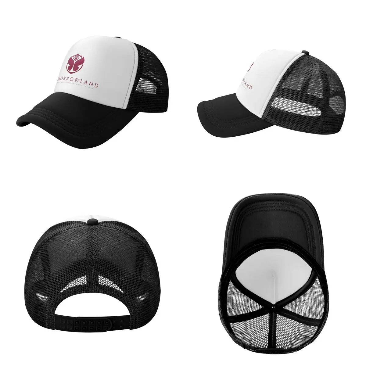 Tomorrowland Adult Cowboy Cap, Adjustable Mesh Baseball Hat, Fashion Summer Hip Hop Cap for Men Women Unisex Style
