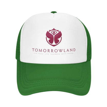 Tomorrowland Adult Cowboy Cap, Adjustable Mesh Baseball Hat, Fashion Summer Hip Hop Cap for Men Women Unisex Style