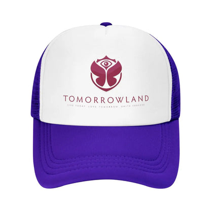 Tomorrowland Adult Cowboy Cap, Adjustable Mesh Baseball Hat, Fashion Summer Hip Hop Cap for Men Women Unisex Style