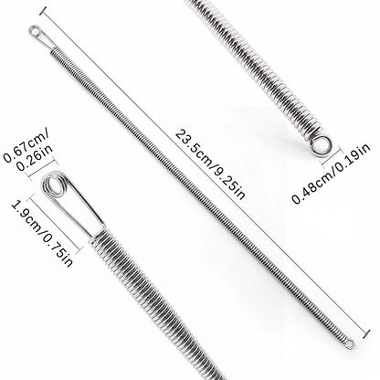 Flexible Drawstring Threader, Quick Threading Spring-Designed String Pull Tool for Waistbands & Elastic Bands