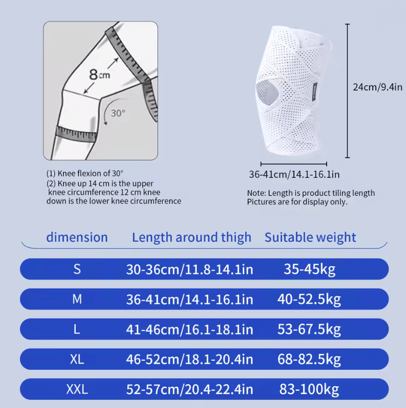 Lightweight Sports Knee Support Sleeves For Running Basketball And Outdoor Training 1