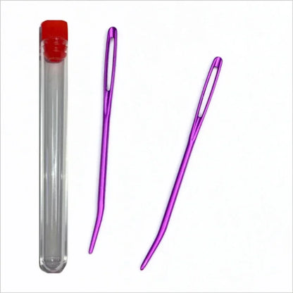 Big Eye Curve Bent Needle, Yarn Knitting Weaving Needles for Crochet, Tapestry & DIY Sewing Accessories