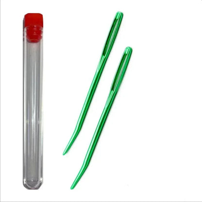 Big Eye Curve Bent Needle, Yarn Knitting Weaving Needles for Crochet, Tapestry & DIY Sewing Accessories