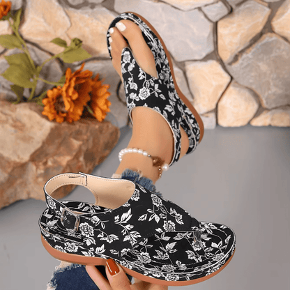 Colorblock Wedge Sandals for Women Casual Summer Outdoor Beach Shoes