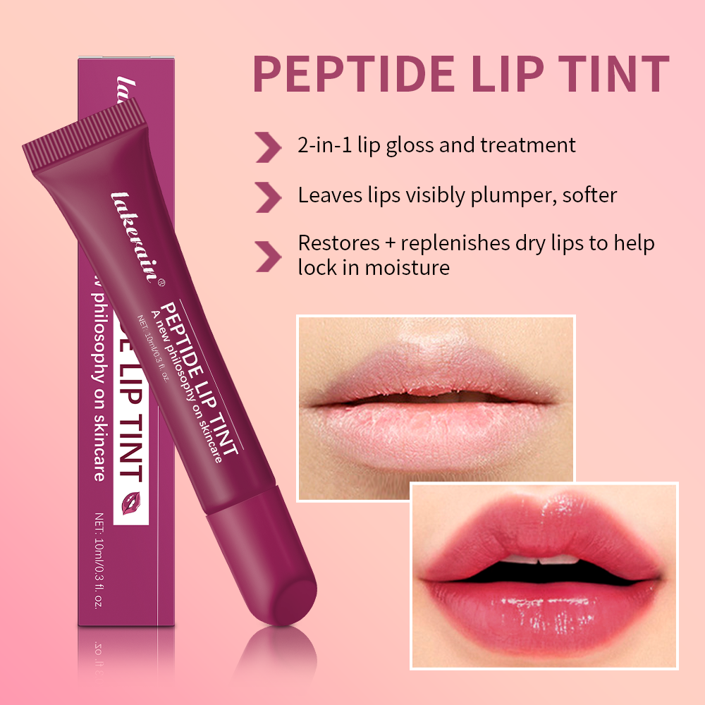 Long-lasting Moisturizing Lip Gloss, Transparent Lipstick Color, Lip Glaze Cosmetics, 4 Colors, Phone Case Friendly