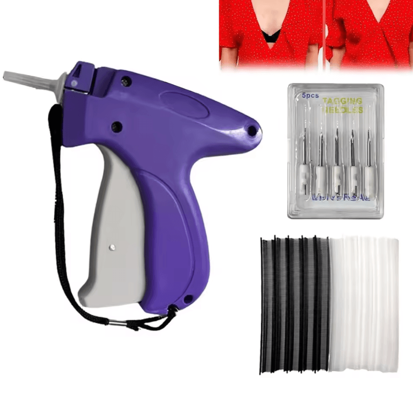 Mini Clothing Stitch Gun Quick Hem Repair Tool for Fabric Fixes and Micro Tagging