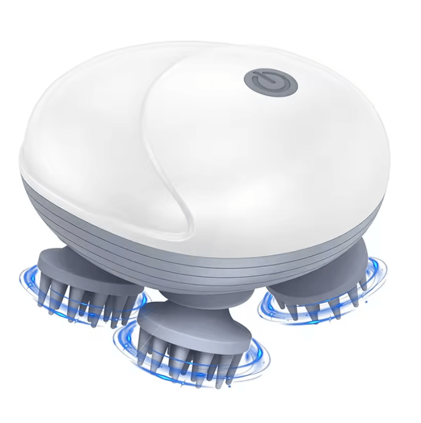 Electric Scalp And Body Massager Vibrating Kneading Head Neck And Deep Tissue Tool 4
