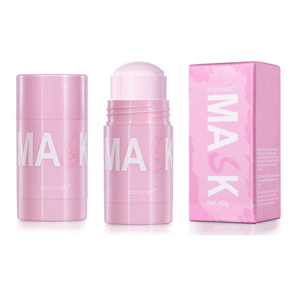 Face Clean Mask Green Tea Rose Extract Cleansing Stick Deep Moisturizing Shrinks Pores Blackhead Oi 5